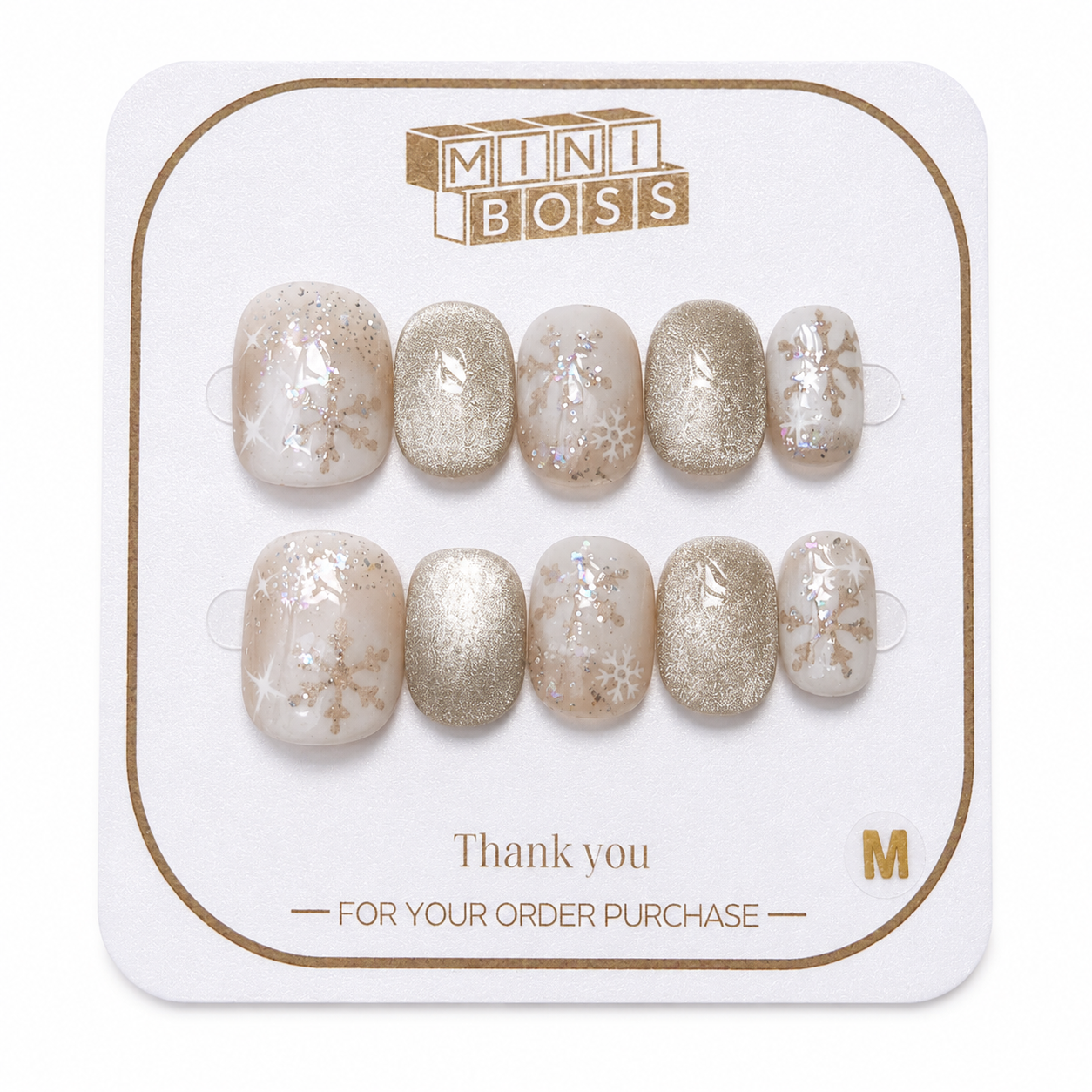 Winter Frost Press-On Nails